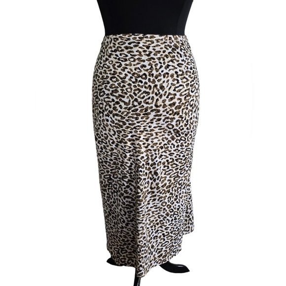Cato Brown and Black Midi Skirt - Picture 4 of 4